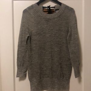 J Crew Sheer Shimmery Sweater (size M)